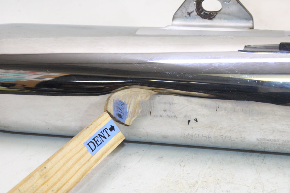 2007 Yamaha V Star 650 OEM RIGHT LOWER EXHAUST MUFFLER W HEADER
