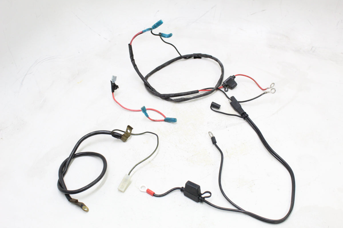 2011 KAWASAKI KLR650 BATTERY CABLE WIRE LEAD RING TERMINALS W FUSES