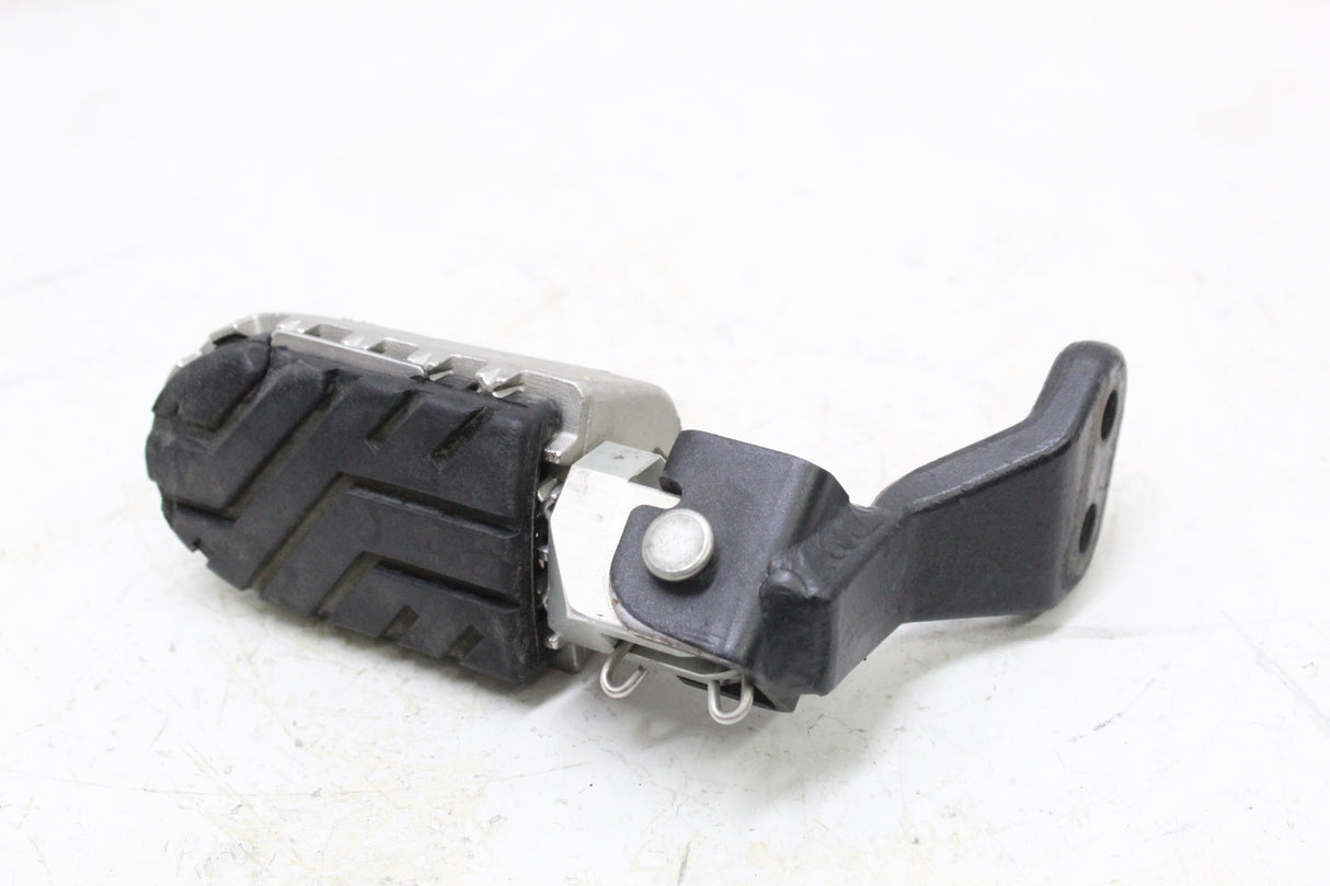 2011 KAWASAKI KLR650 OEM LEFT FRONT DRIVER FOOT PEG REST W BRACKET