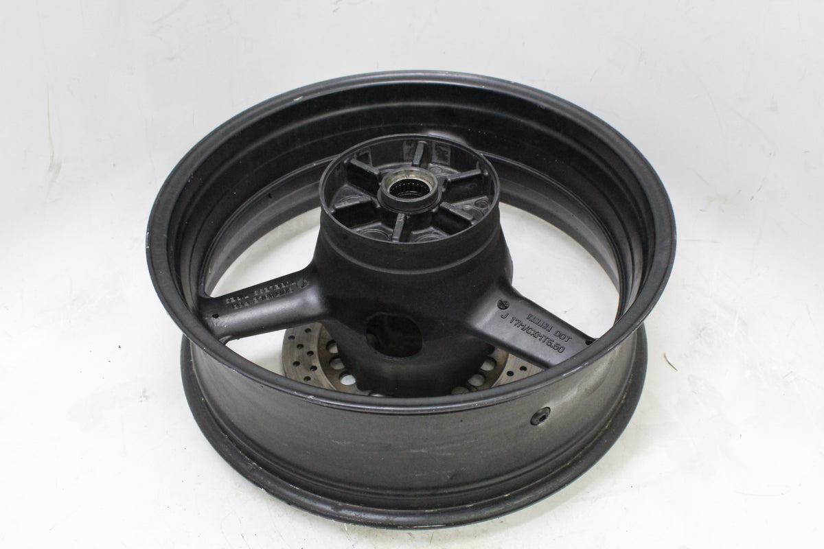 2003 YAMAHA FZ1 FZS1000 FAZER OEM REAR WHEEL RIM 17X5.50 W BRAKE ROTOR