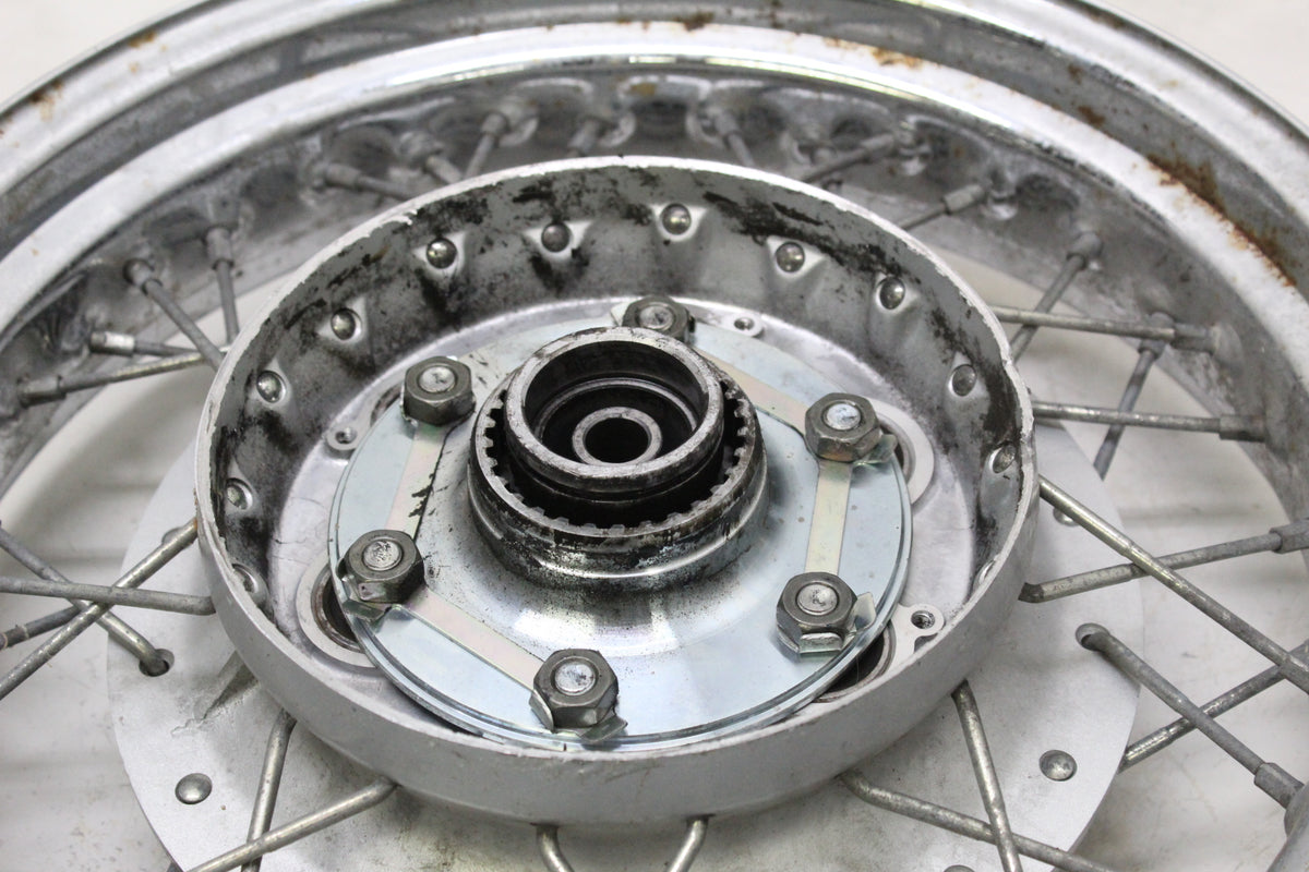 2007 YAMAHA XVS650 V STAR 650 OEM REAR WHEEL RIM HUB SPOKES 15X3.50