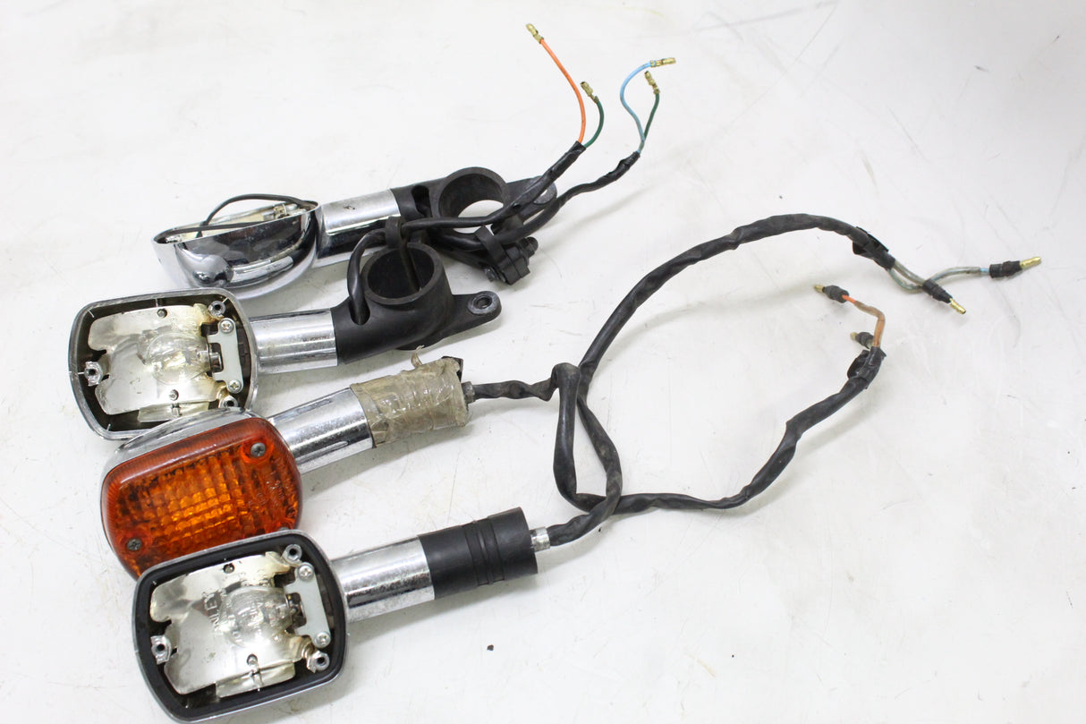 2007 Honda Rebel 250 CMX250CL OEM CHROME FRONT REAR TURN SIGNAL LIGHTS SET OF 4