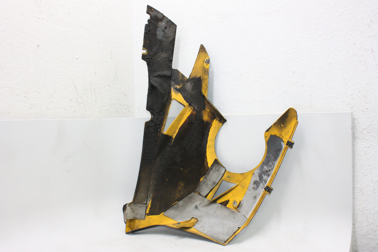 2004 Triumph Daytona 600 OEM LEFT LOWER BOTTOM BELLY SIDE FAIRING COWL