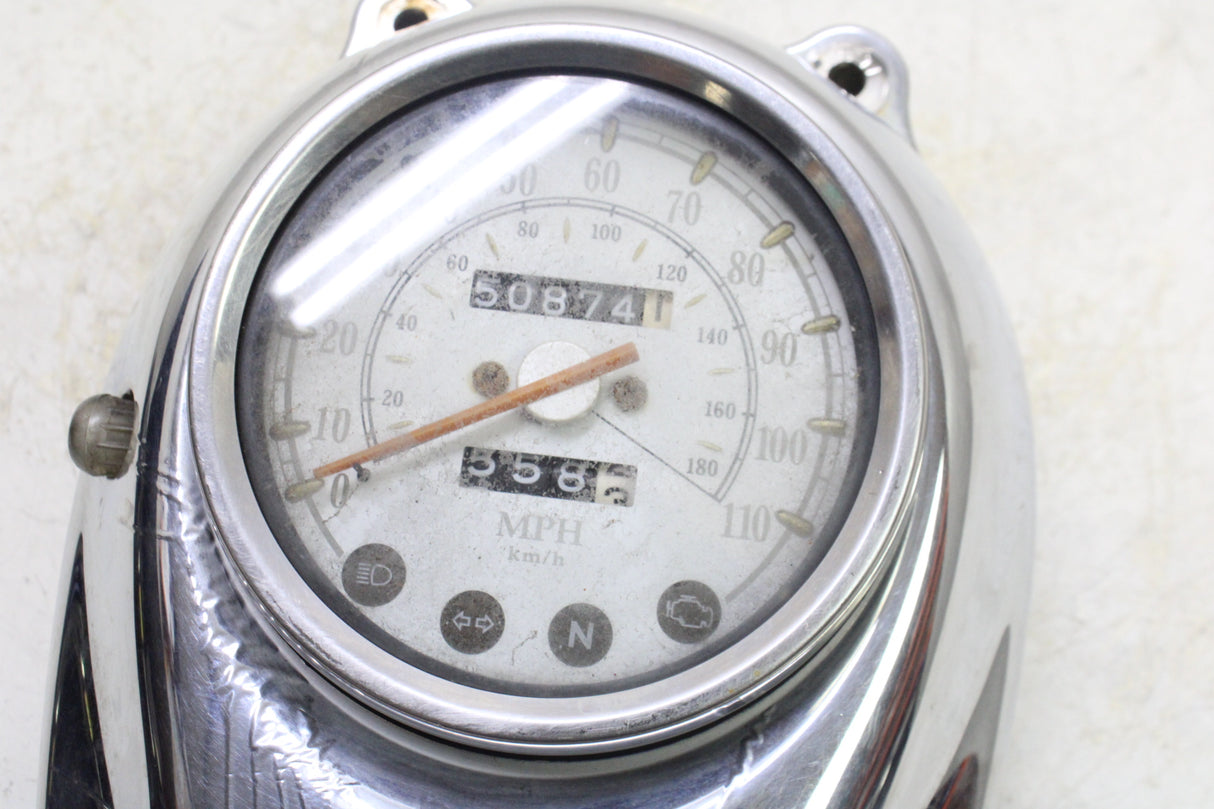 2007 Yamaha V Star 650 OEM SPEEDO TACH GAUGES DISPLAY CLUSTER SPEEDOMETER