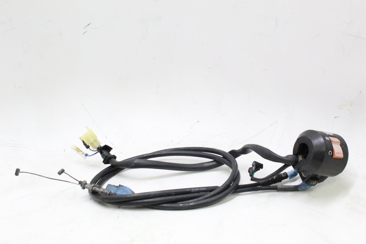 2003 HONDA REBEL 250 CMX250C OEM RIGHT KILL START SWITCH W THROTTLE CABLES