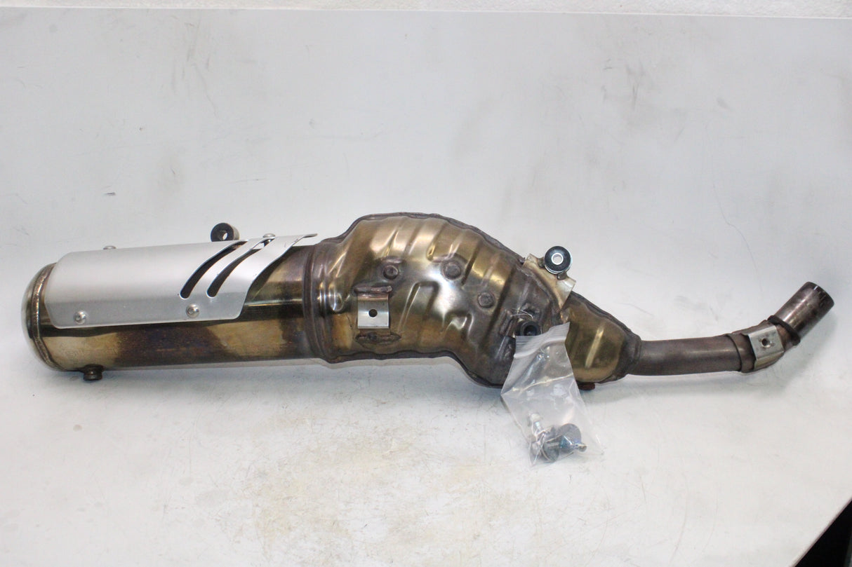 2015 Suzuki DR650SE OEM EXHAUST PIPE MUFFLER SLIP ON CAN SILENCER