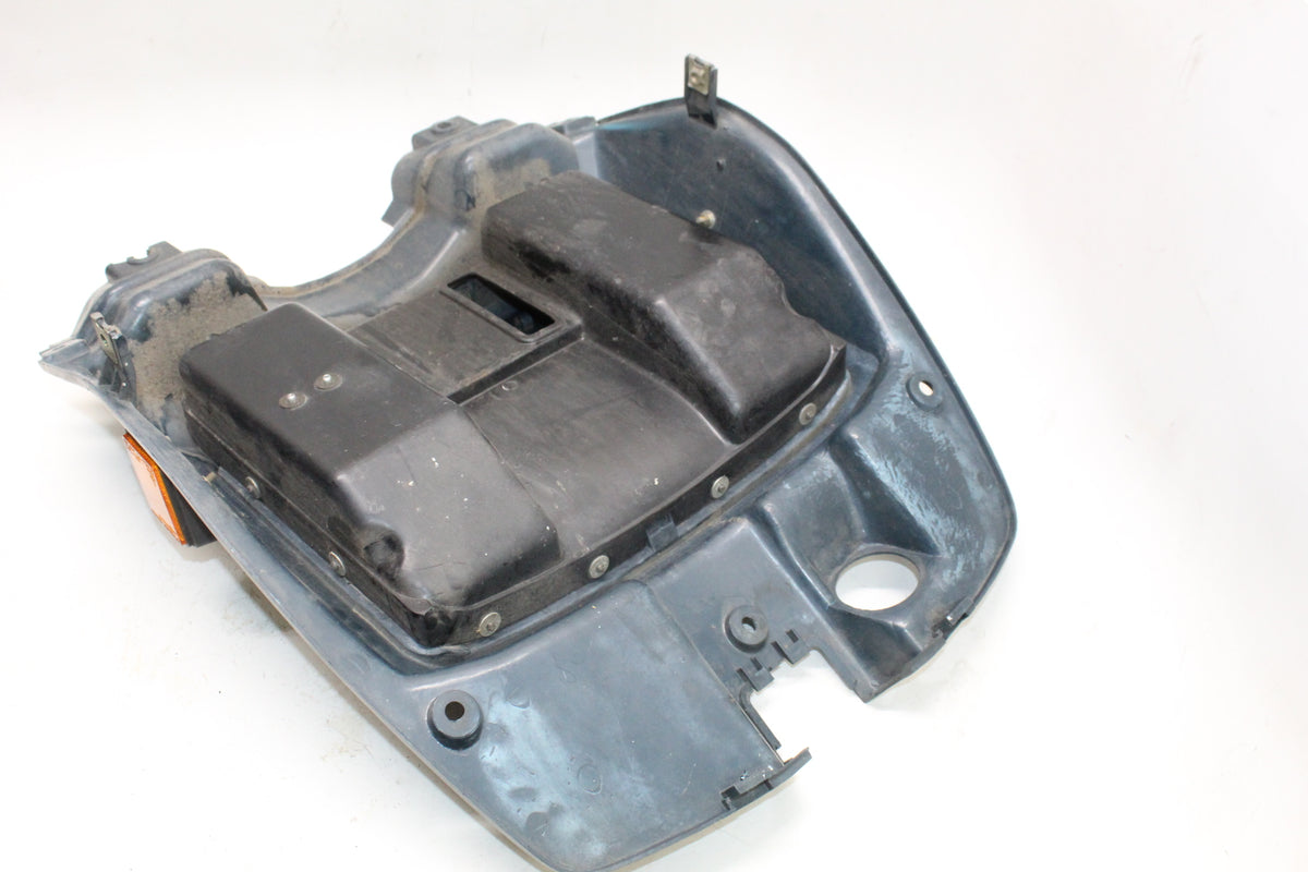 1983 Yamaha XC180 Riva 180 OEM Leg Shield Storage Trunk Front Fairing
