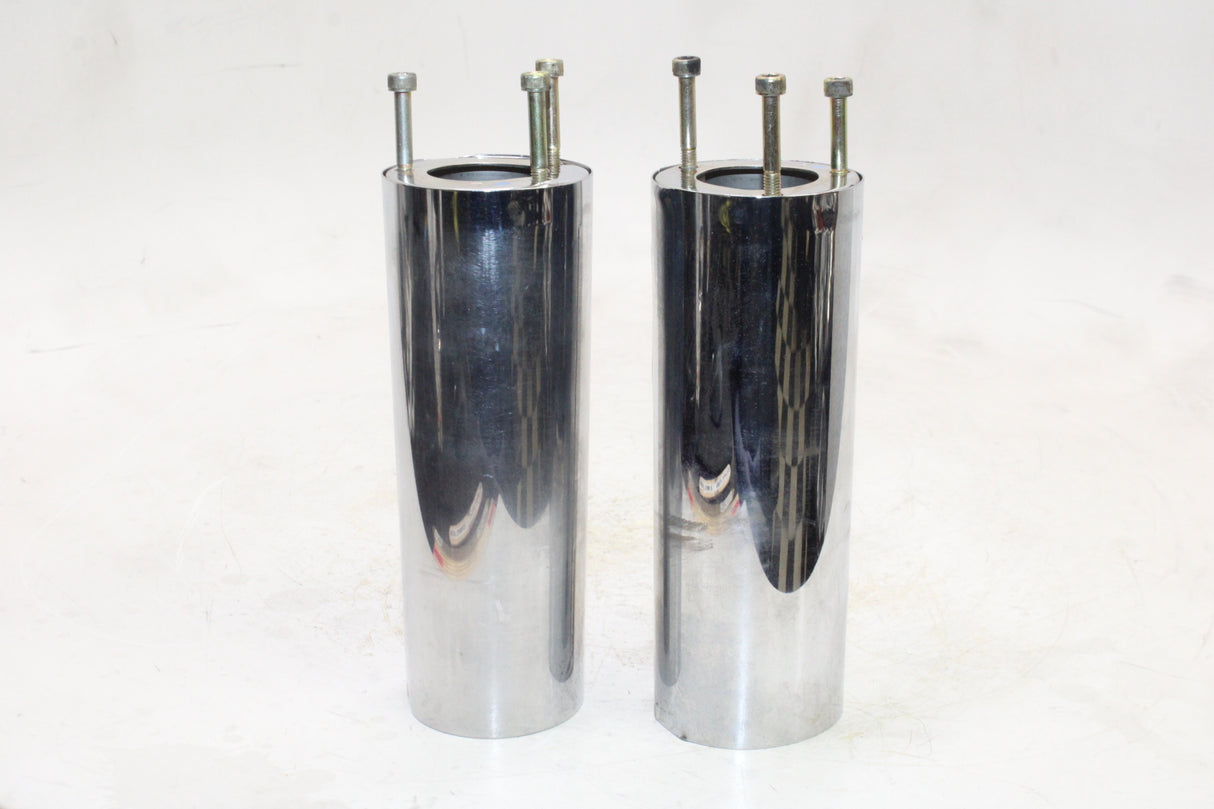 2007 Yamaha V Star 650 XVS650 OEM FRONT LOWER FORK COVER PAIR