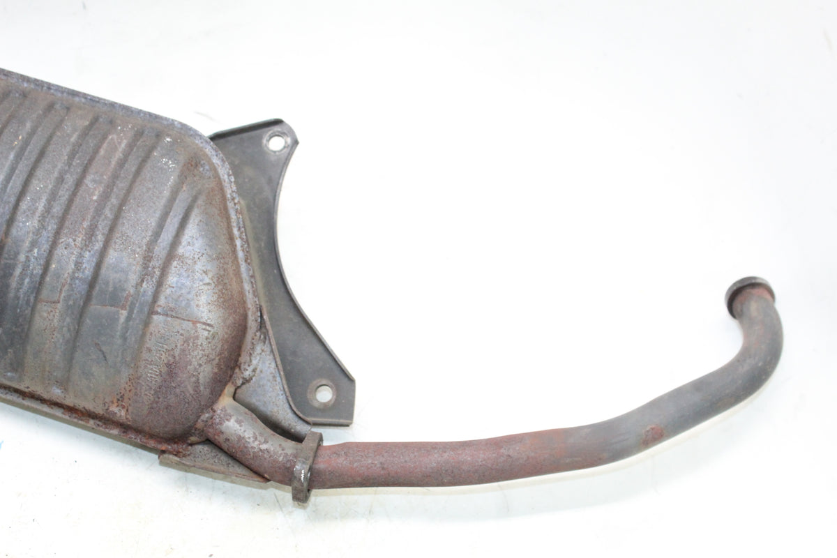 1983 Yamaha XC180 Riva OEM Exhaust Muffler Silencer Header Pipe Assembly
