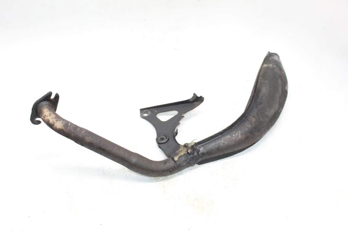 2002 Yamaha Zuma 50 YW50 Exhaust Pipe Expansion Chamber With Mounting Bracket