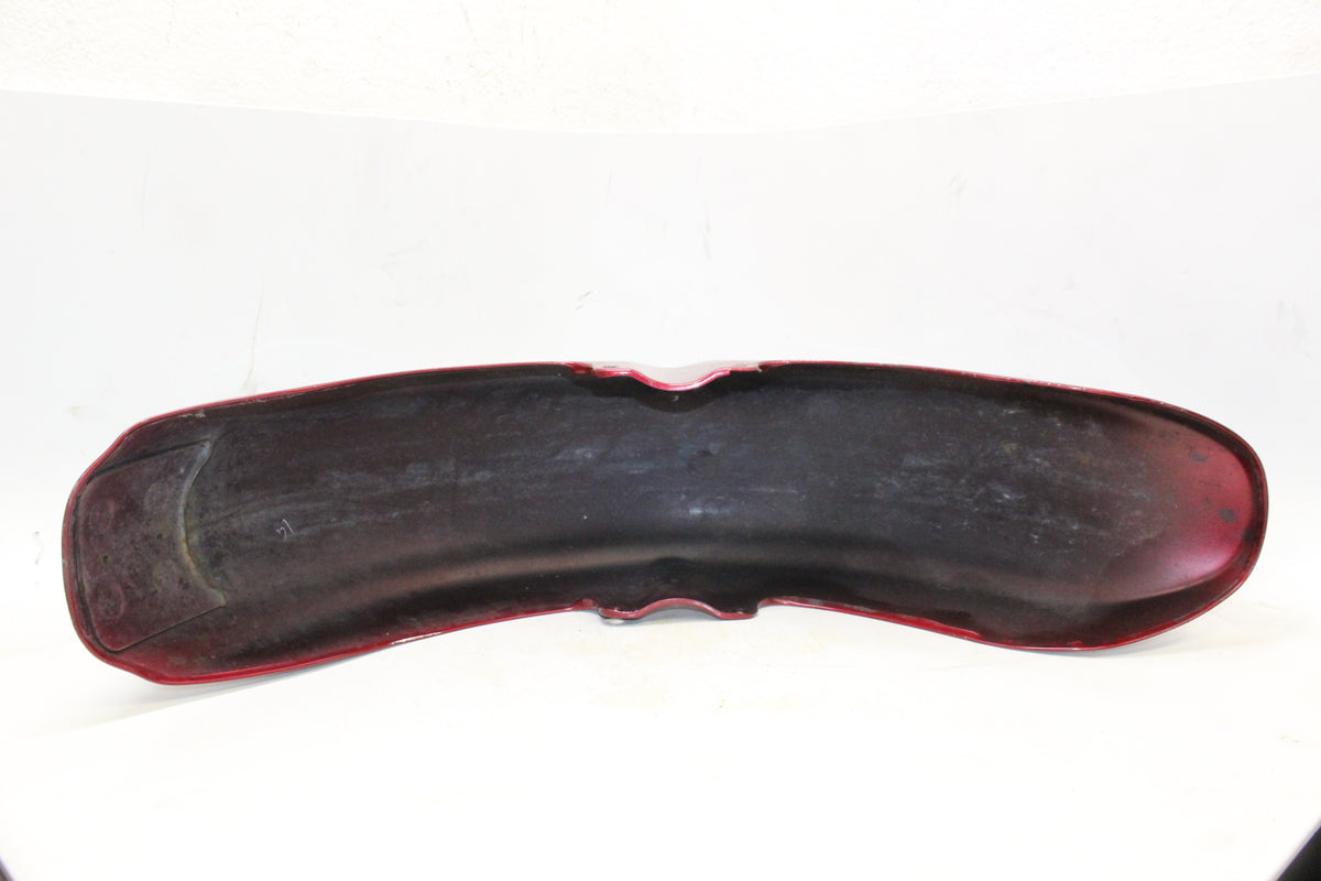 2007 YAMAHA XVS650 V STAR 650 OEM FRONT FENDER RED BLACK CLASSIC