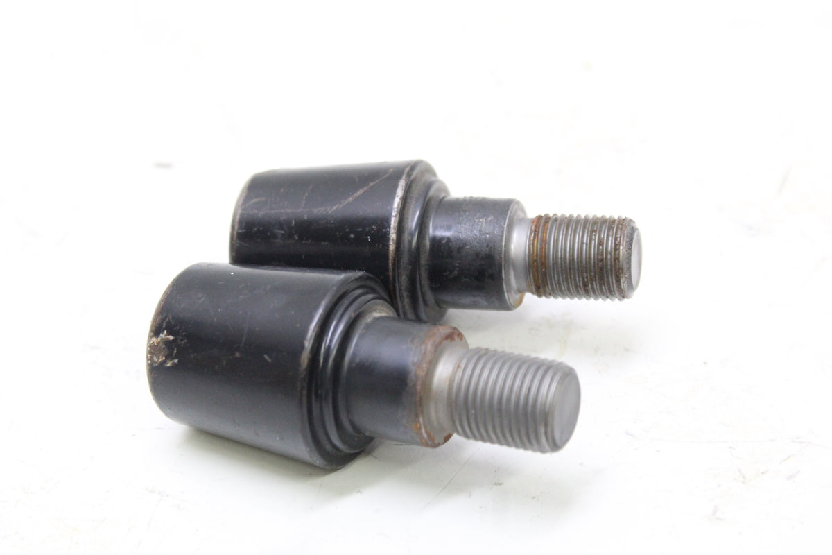 2005 YAMAHA FZ6 OEM HANDLEBAR BAR END WEIGHTS CAPS PAIR
