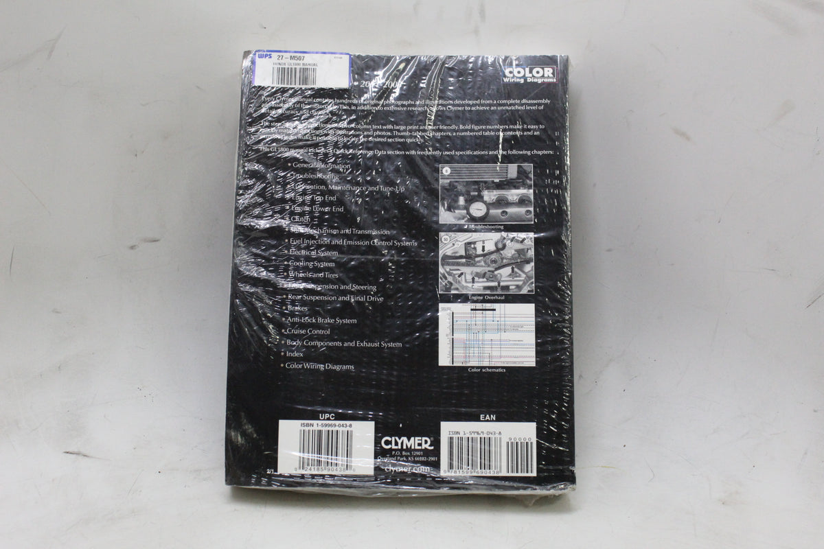 2001-2005 Honda GL1800 Gold Wing Clymer Service Repair Manual