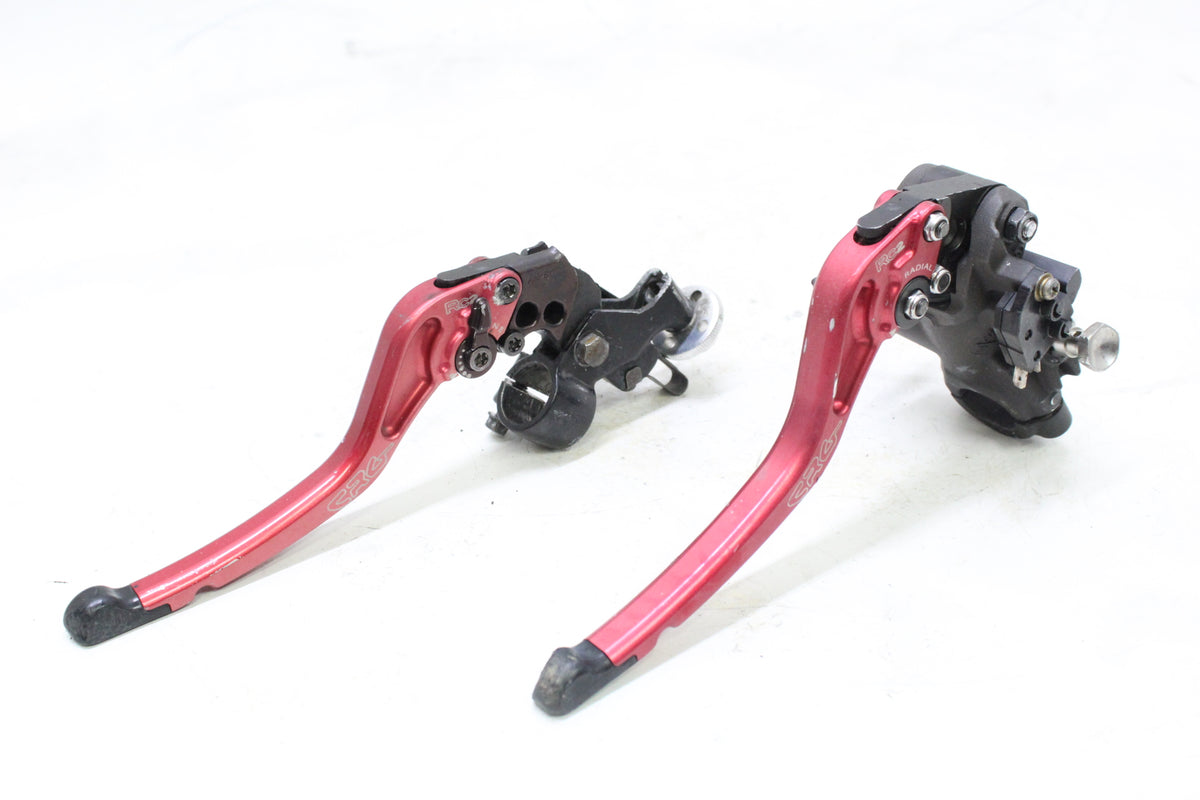 2004 SUZUKI GSXR600 CRG FRONT BRAKE MASTER CYLINDER CLUTCH PERCH LEVER SET