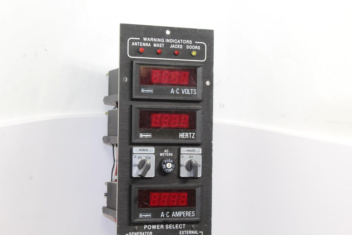 Digital Panel Meter Crompton Volts Hertz Amperes 262-Ddvu - Gold River Motorsports