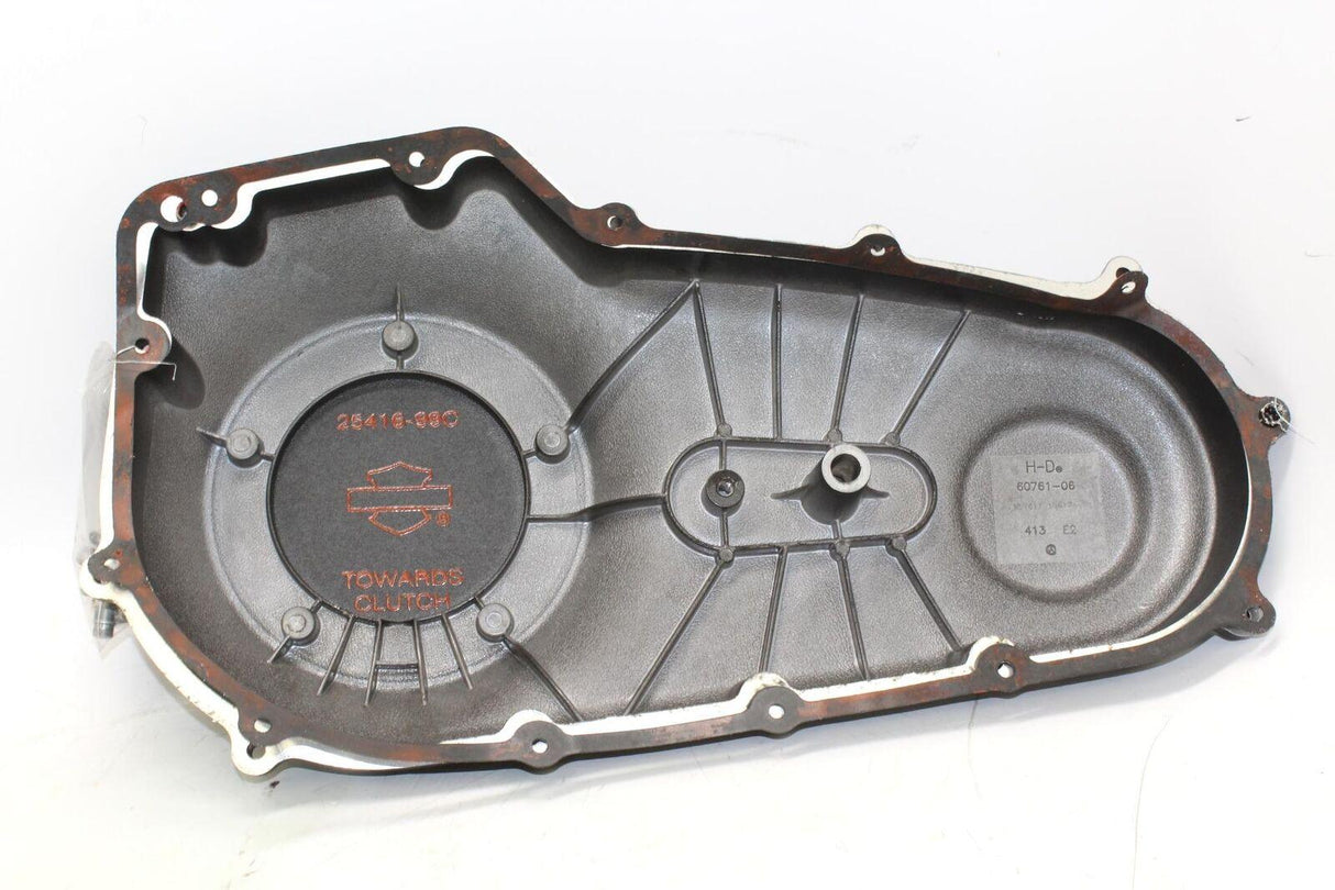 2010 Harley-Davidson Dyna Street Bob Fxdb Upper Clutch Side Engine Motor Cover - Gold River Motorsports