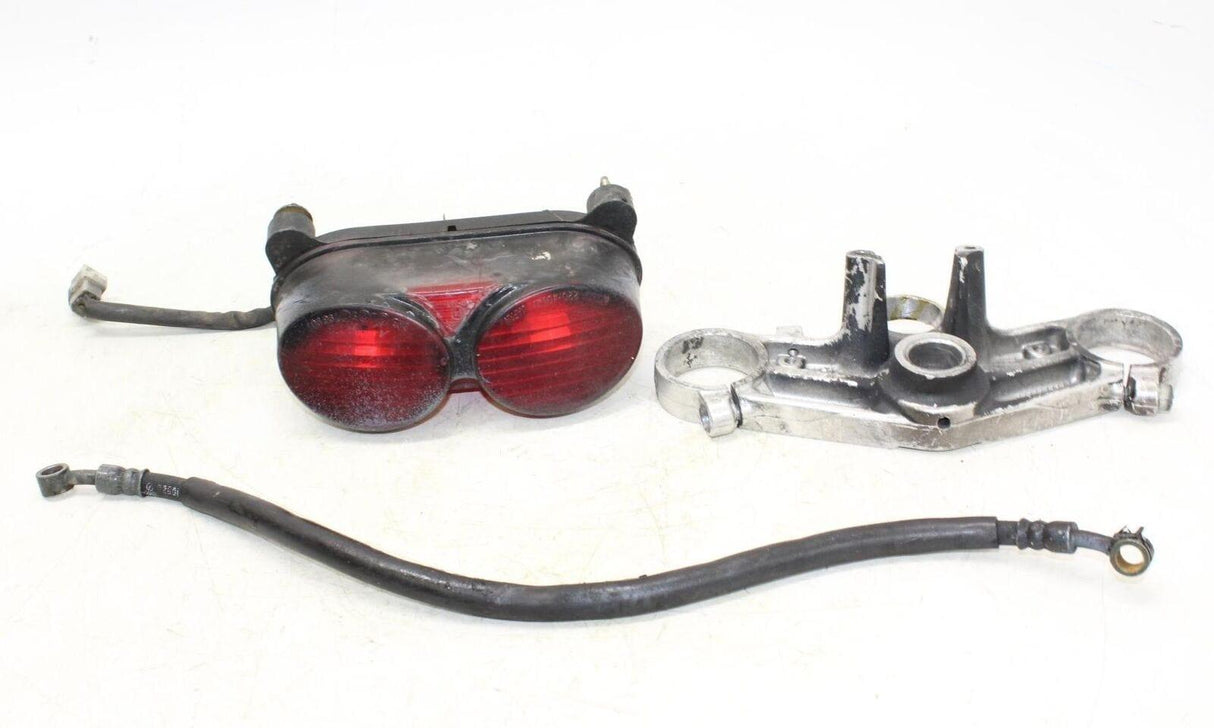 98-99 Kawasaki Ninja Zx9r Zx900f Rear Tail Back Brake Light W/Brake Hose & Lower - Gold River Motorsports
