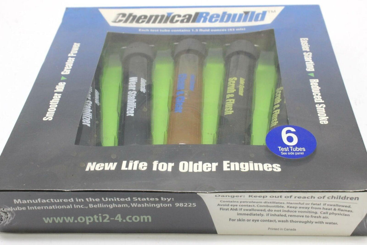 Chemical Rebuild 6 Test Tubes - Gold River Motorsports