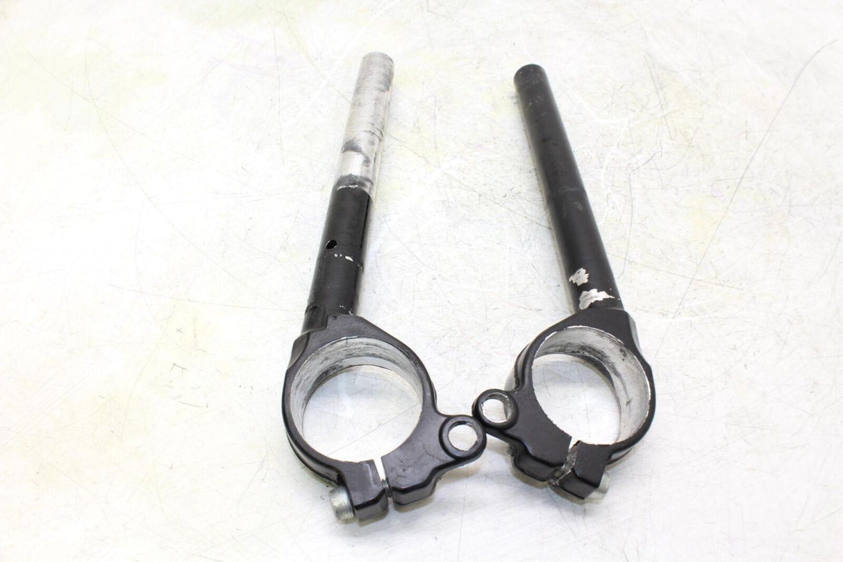 07-08 Kawasaki Ninja Zx6r Zx600p Left Right Clip On Ons Handlebars Pair Set - Gold River Motorsports