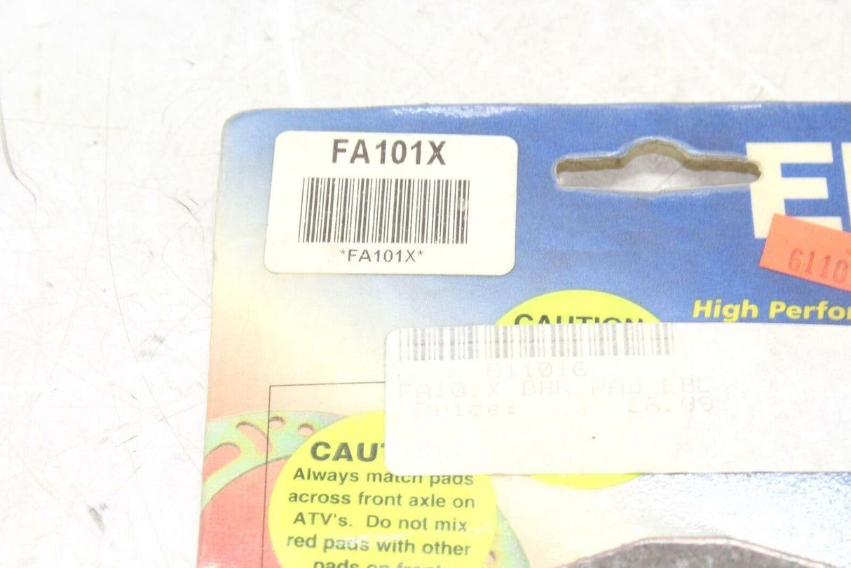 High Perfomance Motorcycle & Atv Brakes Ebc Fa101x - Gold River Motorsports