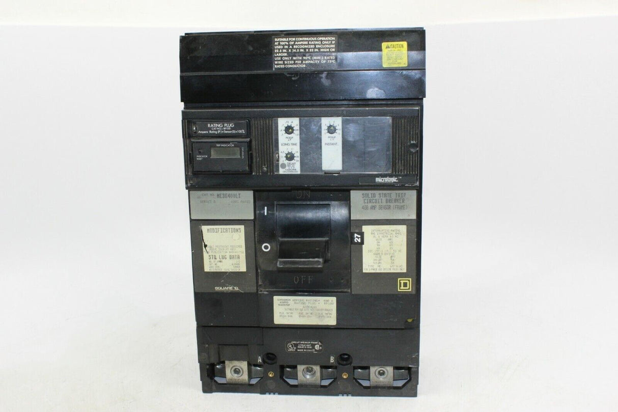 Square D Me36400li Industrial Electric Thermal Magnetic Molded Case Circuit Brea - Gold River Motorsports