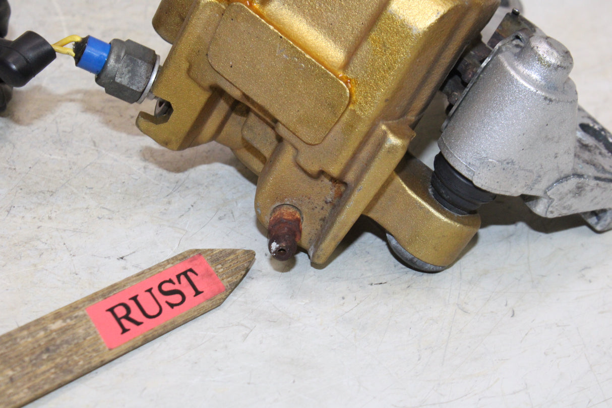 2000 Honda CBR900RR OEM REAR BACK BRAKE CALIPER W MOUNT BRACKET