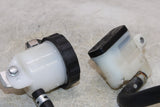 2007 Suzuki GSXR600 OEM FRONT REAR BRAKE MASTER FLUID RESERVOIR TANK BOTTLE PAIR