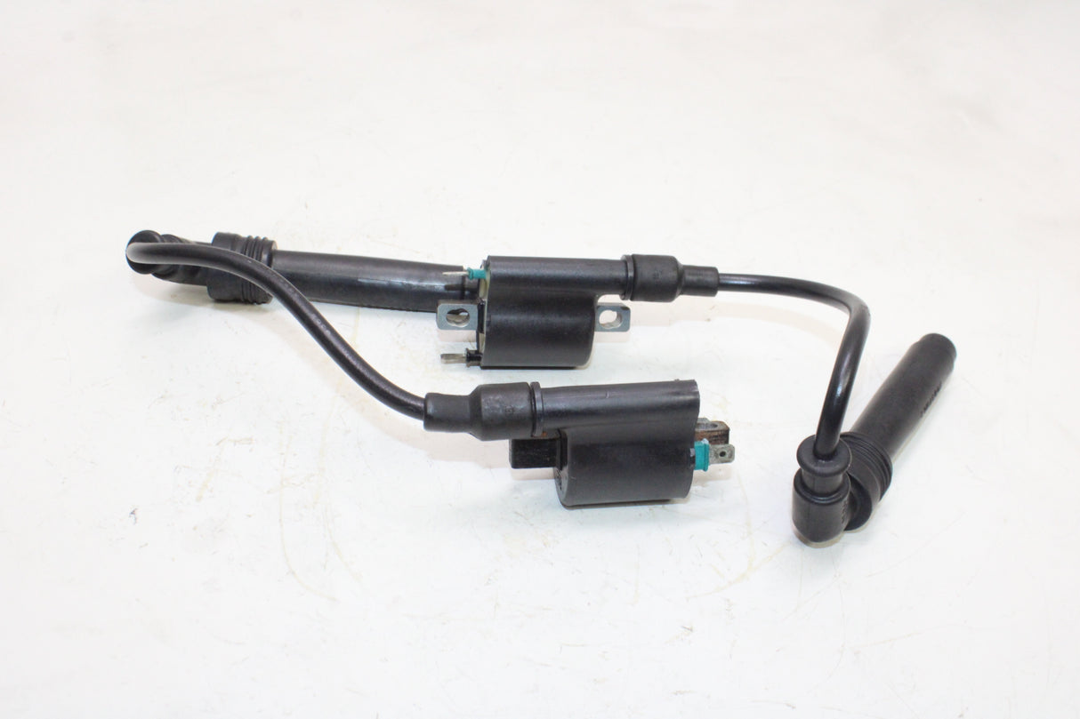 2009 Kawasaki Ninja 250R EX250J OEM IGNITION COILS COIL SPARK PLUG CAPS