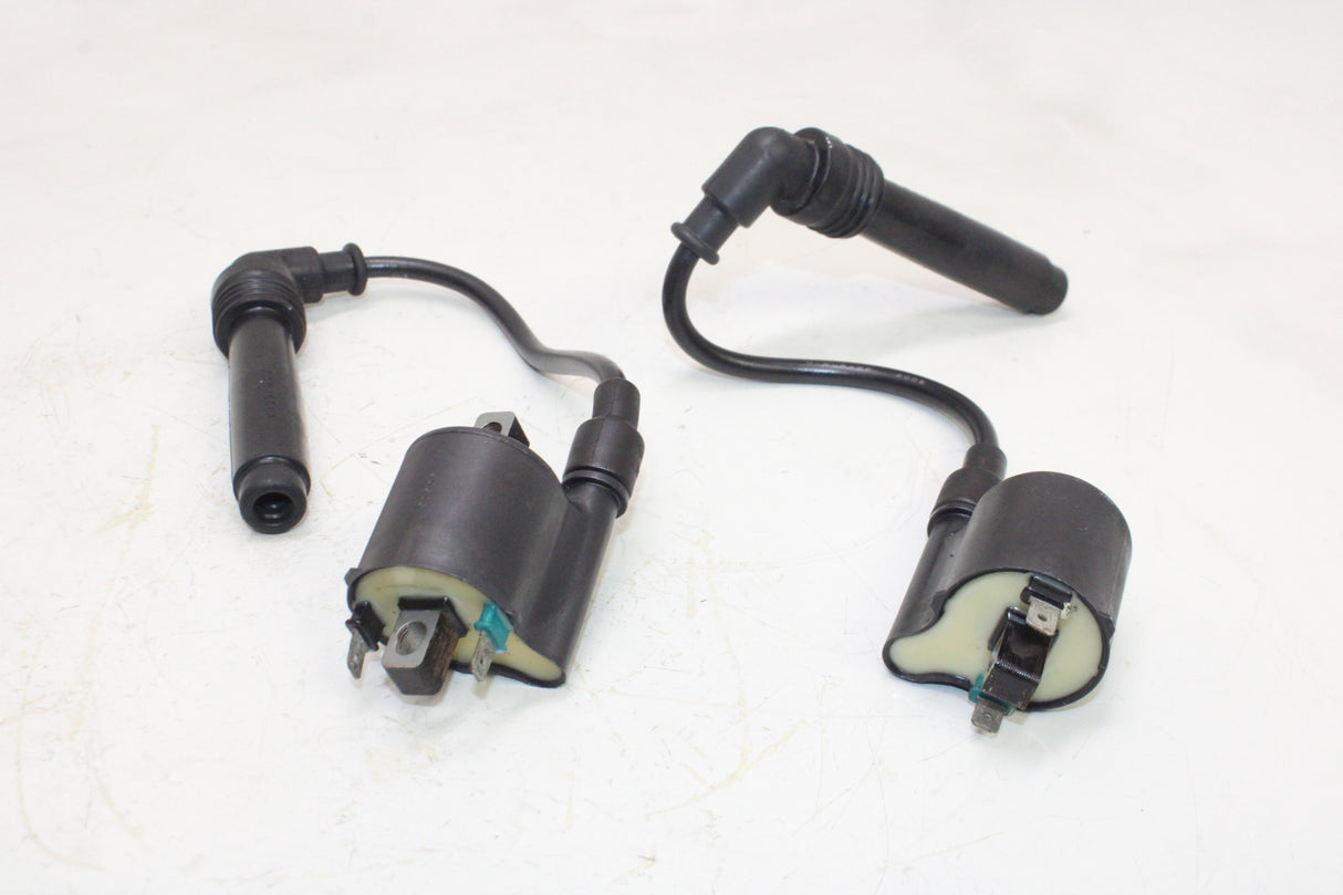 2009 Kawasaki Ninja 250R EX250J OEM IGNITION COILS COIL SPARK PLUG CAPS