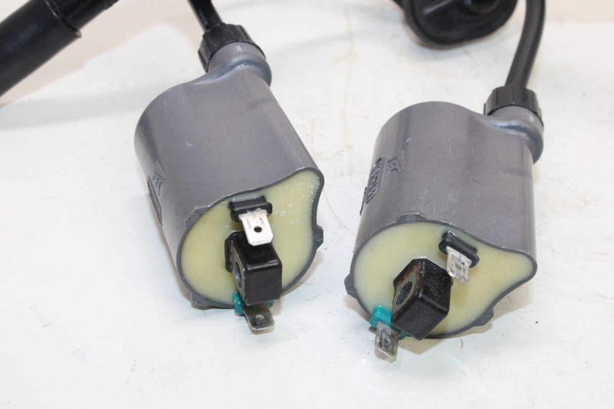 2000 Kawasaki Ninja 250R EX250J OEM IGNITION COILS COIL SPARK PLUG CAPS