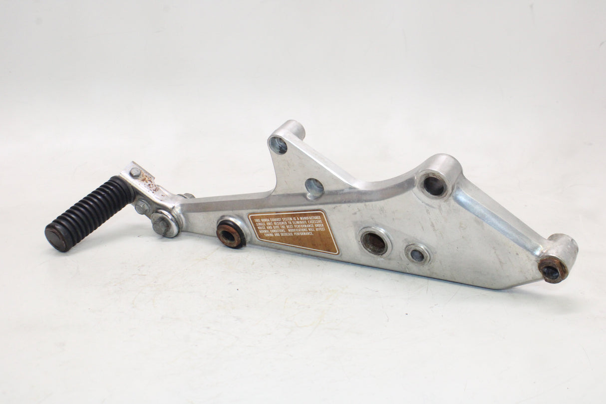 1980 Honda CB750F OEM RIGHT REAR BACK PASSENGER PEG W BRACKET