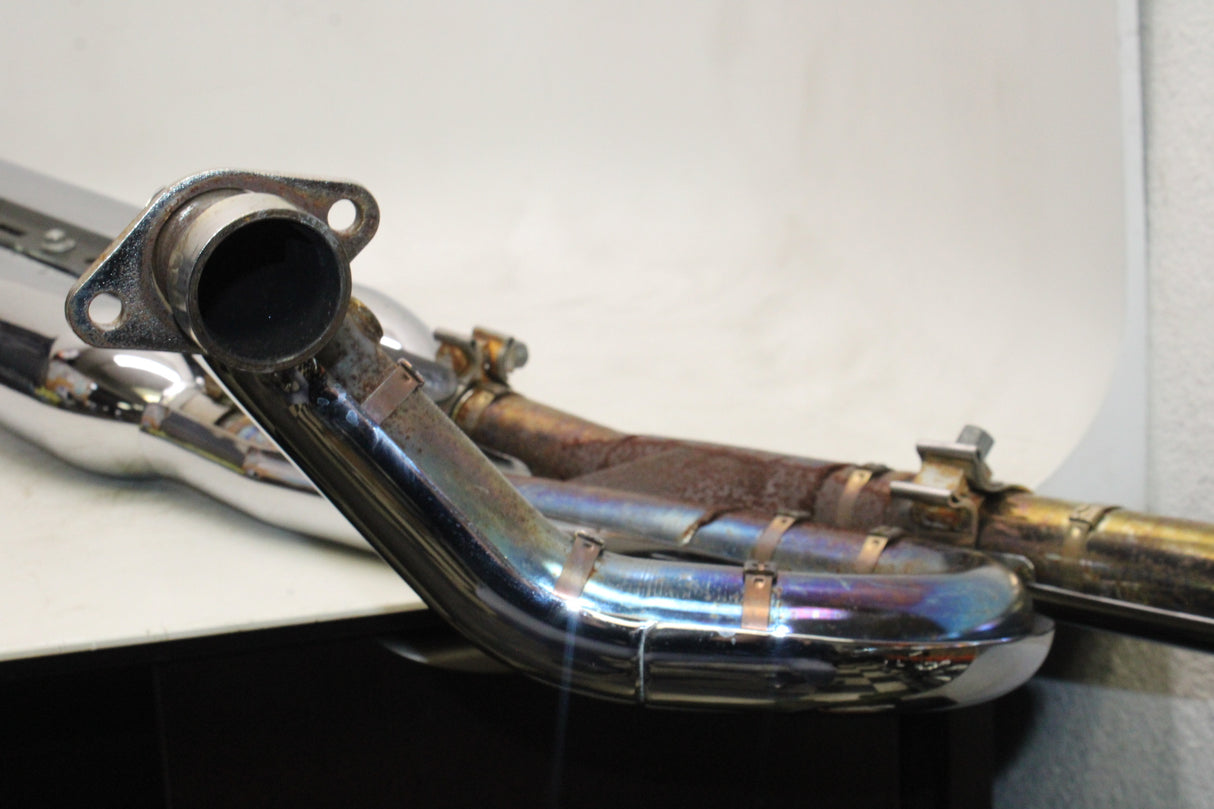 2009 Victory Vegas OEM FULL EXHAUST SYSTEM HEADERS PIPE MUFFLER