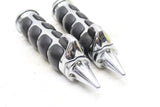 2005 KAWASAKI VULCAN 1500 VN1500 Chrome Rubber Spike Grips Pair Palm Rest