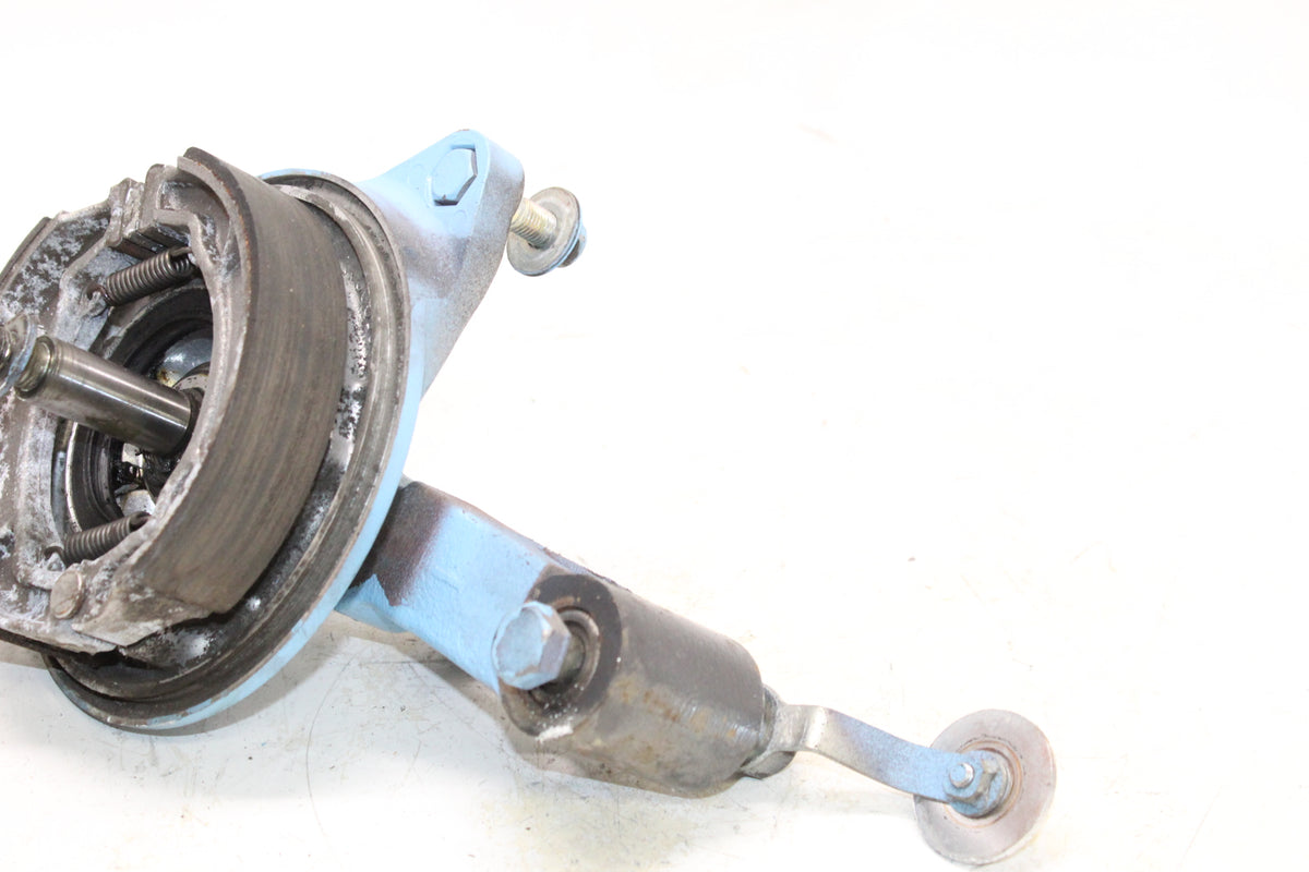 1983 Yamaha XC180 Riva OEM Front Brake Panel Shoes Axle Suspension Arm
