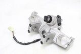 2011 KAWASAKI KLR650 OEM LOCK SET W KEY GAS CAP HELMET LOCK UPPER TRIPLE TREE