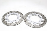 2005 Yamaha YZF R6 OEM FRONT LEFT RIGHT BRAKE ROTORS DISCS