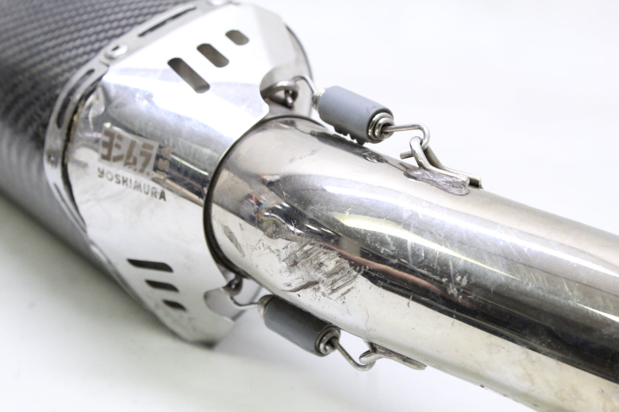 2007 Yamaha YZF R6S EXHAUST PIPE MUFFLER SLIP ON CAN SILENCER YOSHIMURA