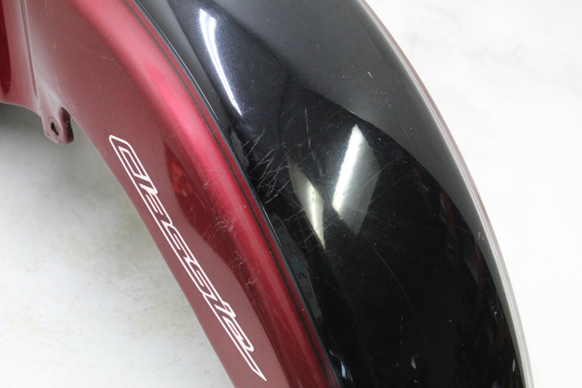 2007 YAMAHA XVS650 V STAR 650 OEM FRONT FENDER RED BLACK CLASSIC