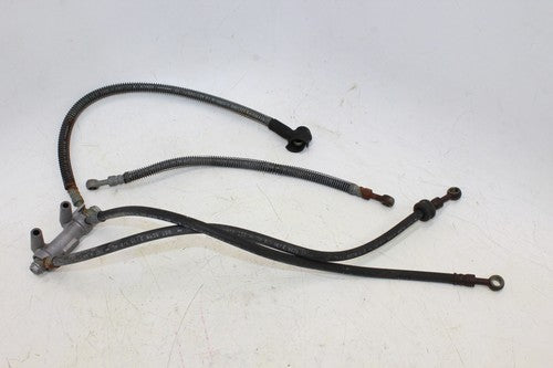 1995 Kawasaki Kz1000p Police Front Brake Caliper Hoses Lines