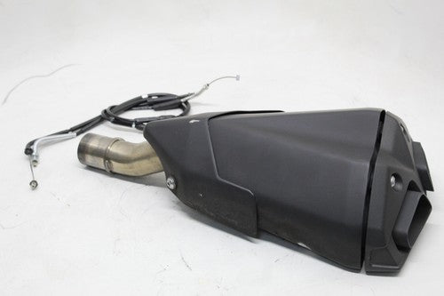 2013 Kawasaki Ninja 1000 ZX1000G LEFT EXHAUST PIPE MUFFLER SLIP ON CAN SILENCER