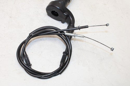 2013 Kawasaki Ninja Zx6r Zx636 Abs Right Throttle Grip With Cables