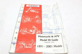 Suzuki Motorcycle & ATV Model ID GUIDE (volume Two) 1991-2001 Models
