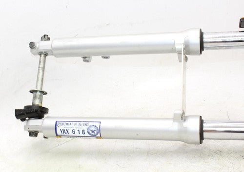 1989 Suzuki Gs500e Complete Front End Forks Suspension Triple Tree OEM