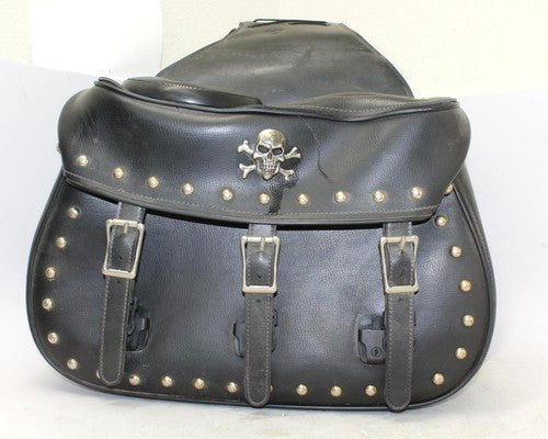 2001 Yamaha V Star 1100 Xvs1100 Custom Side Cargo Luggage Saddlebag Bag W/Stereo