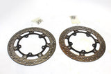 2005 YAMAHA YZF R6 FRONT LEFT RIGHT BRAKE ROTORS DISCS 5SL-2581T-00-00 OEM