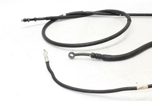 09-14 Yamaha Yzf R1 Clutch Cable Line W/Brake Hose & Negative Cable OEM
