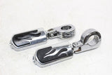 2004 Harley-davidson Road Glide Efi Fltri Front Foot Pegs Steps Set Pair Chrome