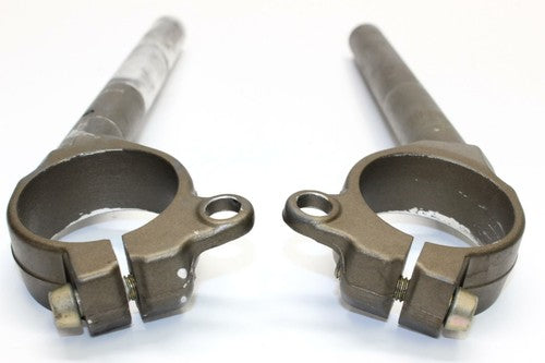 2005-06 Kawasaki Ninja Zx6r Zx636c Left Right Clip On Ons Handlebars Pair Set