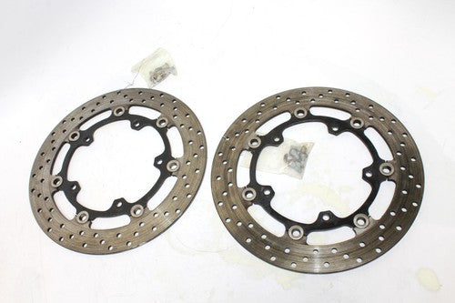 2005 YAMAHA YZF R6 FRONT LEFT RIGHT BRAKE ROTORS DISCS 5SL-2581T-00-00 OEM
