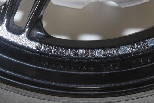 17-23 Kawasaki Z125 Pro Front Wheel Rim Tire W/ Rotor OEM